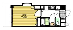 クラウンハイム淡路駅前通 1Kの間取図画像