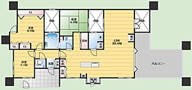 千里山ロイヤルマンション　四番街  ｜ 大阪府吹田市千里山竹園1丁目（賃貸マンション3LDK・8階・105.76㎡） その2