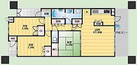 プライムフォート千里中央  ｜ 大阪府豊中市上新田1丁目（賃貸マンション3LDK・3階・79.18㎡） その2