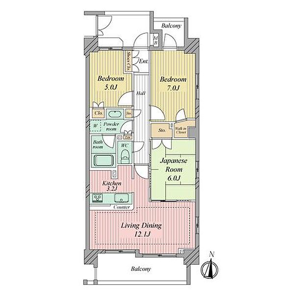 間取りを拡大表示