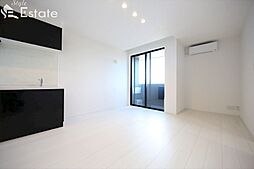 名古屋市営名港線 築地口駅 徒歩10分の賃貸アパート 3階1LDKのリビング/ダイニング