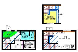 RadIAnce大府 2階1SKの間取り