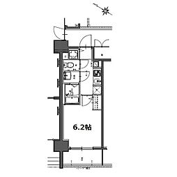 名古屋市営名城線 熱田神宮西駅 徒歩1分の賃貸マンション 1階1Kの間取り