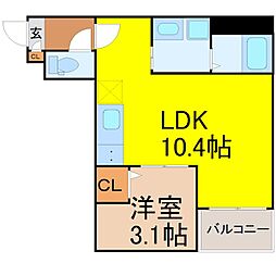 間取図画像 1LDK