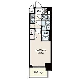 S-RESIDENCE堀田駅前 2階1Kの間取り