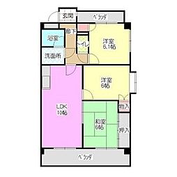 間取図画像 3LDK