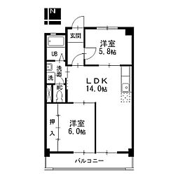 第2ヒルハイツ桃山 3階