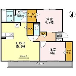 ビラーション赤坪 2階