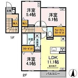s?raya GARDEN 3LDKの間取図画像