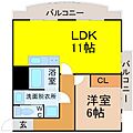 サンハイツ桑山4階5.9万円