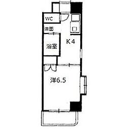 セントラル瑞穂 1DKの間取図画像