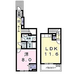 GardenSquare 1LDKの間取図画像