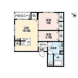 Maison Le Verre 2階/-