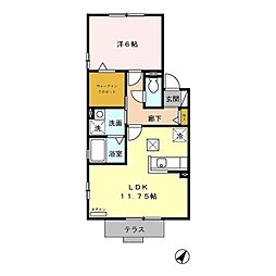 G flat 鳴海 1階/-