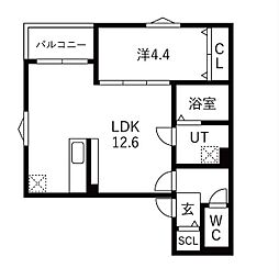 ソレイユ大宝 2階/-