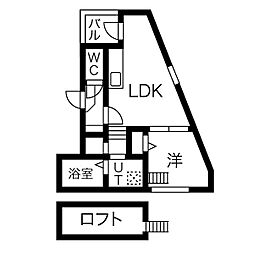 ルグラン六番町 1LDKの間取図画像