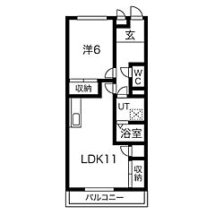 物件の間取り