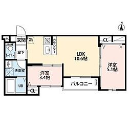 robot home 鶴里II 2階