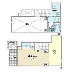 アビレ御器所 ワンルームの間取図画像