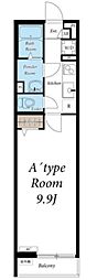 リブリ・CordonBleu星宮 1Kの間取図画像