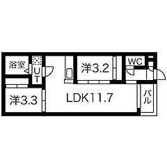 物件の間取り