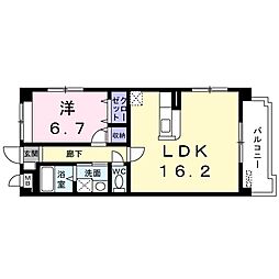 サウスヒルズ緑C 2階