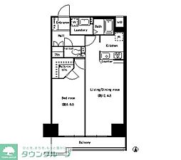 名古屋市営桜通線 丸の内駅 徒歩5分の賃貸マンション 9階1LDKの間取り