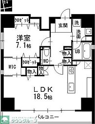 名古屋市営名城線 上前津駅 徒歩2分の賃貸マンション 11階1LDKの間取り