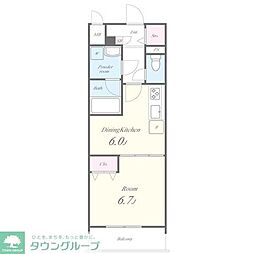 名古屋市営桜通線 高岳駅 徒歩9分の賃貸マンション 8階1DKの間取り
