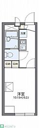 レオパレスＫ 2階1Kの間取り