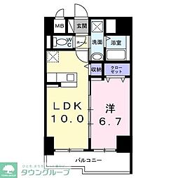 Ｂｒｉｇｈｔ　Ｇａｔｅ　名古屋 1406 14階1LDKの間取り