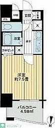 プレサンス泉アーバンゲート 6階1Kの間取り