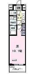 ＢＲＩＯ　名南 9階1Kの間取り