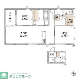アーバンライフRAN 2LDKの間取図画像