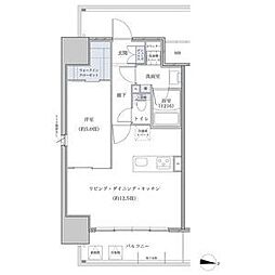 パークアクシス名古屋山王橋 1LDKの間取図画像