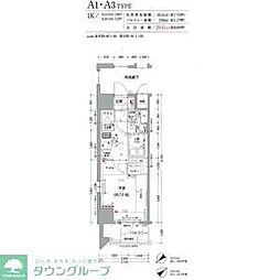 エスリード新栄グランラグジェ 1Kの間取図画像