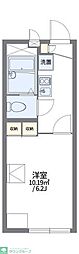 レオパレスM&T 1Kの間取図画像