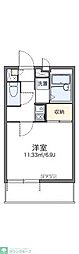 レオパレス高畑東 1Kの間取図画像