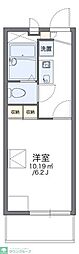 レオパレスゆたか 1Kの間取図画像
