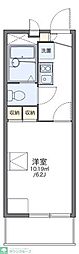 レオパレス城屋敷110 1Kの間取図画像