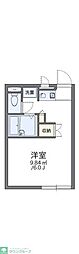 レオパレスミキ 1Kの間取図画像
