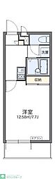 レオパレス大塩 1Kの間取図画像