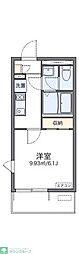 レオネクストラフォーレ 1Kの間取図画像