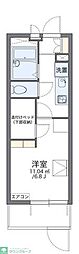レオパレスフレンディー太閤 1Kの間取図画像