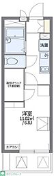 レオパレス亀島 1Kの間取図画像