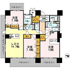 物件の間取り