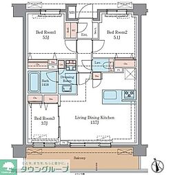 間取図画像 3LDK