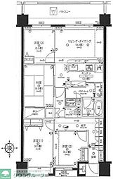 日神パレステージ横須賀田浦 7階4LDKの間取り