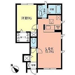 間取図画像 1LDK