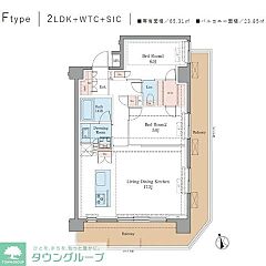 物件の間取り